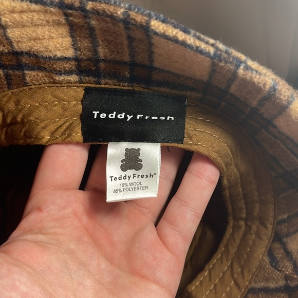 Teddy Fresh Brown Plaid Bucket Hat - Picture 3 of 4